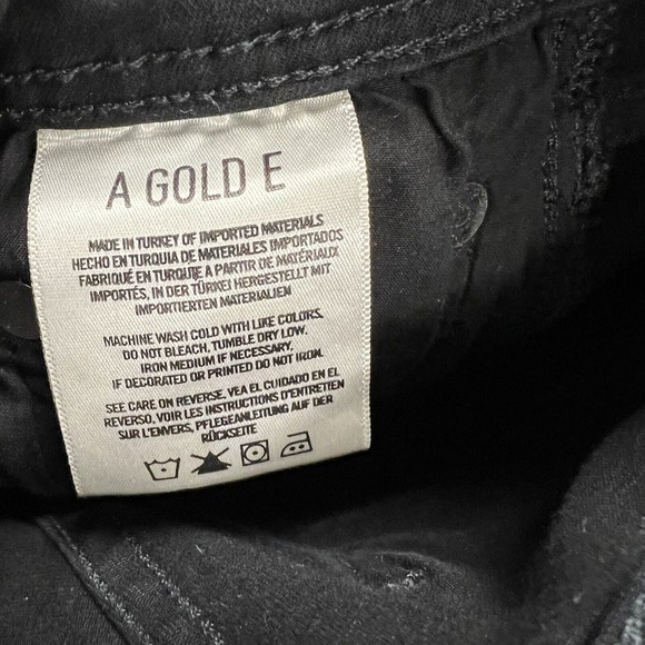 Agolde Roxanne Super High Rise In Jet Skinny Jeans Size 24 - Picture 7 of 12